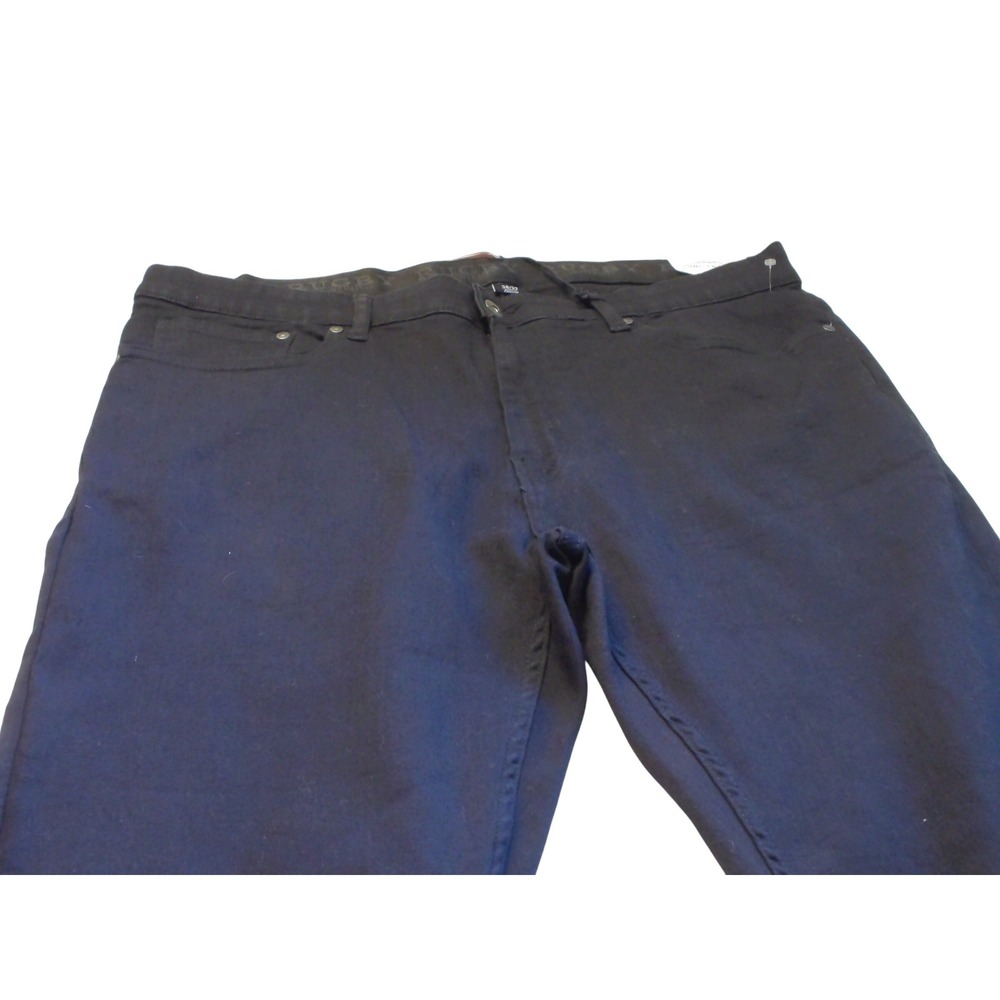Rugby University Mens Slim Fit Dynamic Flex Black Jeans 38W 32L NWT
